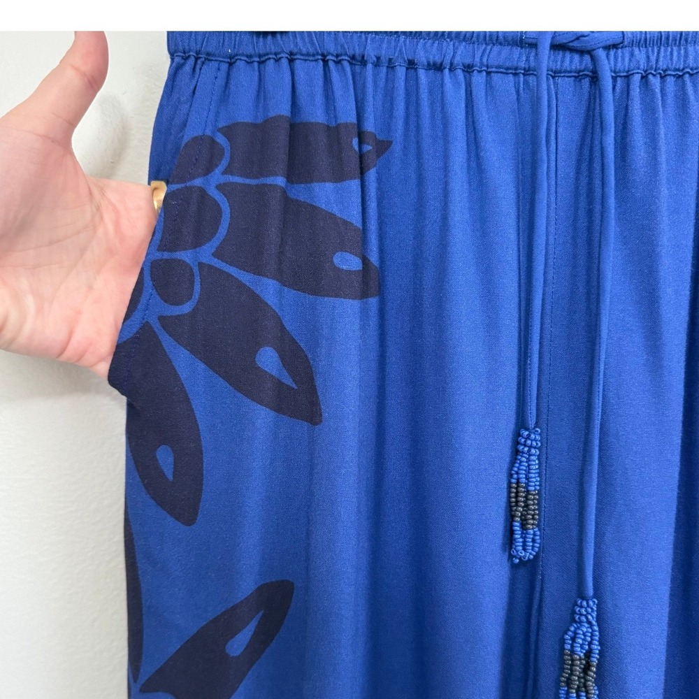Farm Rio X Anthropologie Women's Martina Pull-On Wide Leg Pants Size M NWOT - Picture 6 of 11